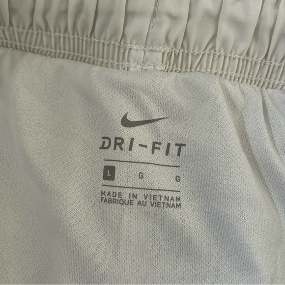 Women’s White Dri-FIT Nike Shorts - Picture 4 of 4